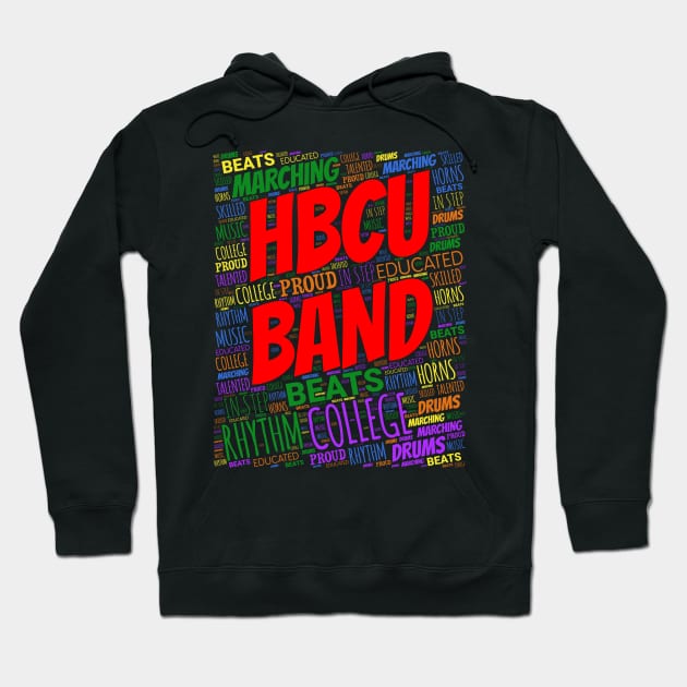 HBCU Marching Band Hoodie by blackartmattersshop